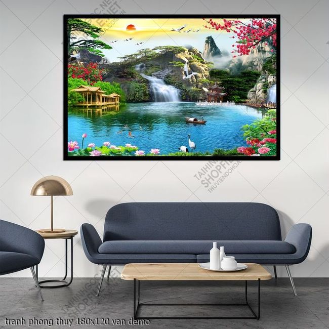 tranh phong thuy 180x120 van